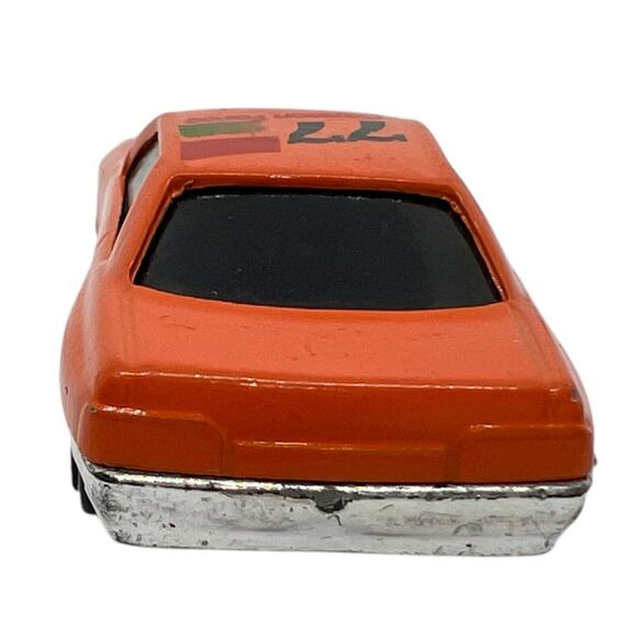 Vintage #77 Cannon Force Die-Cast Racing Car Orange Hot Wheels Style Collectible - Picture 5 of 7